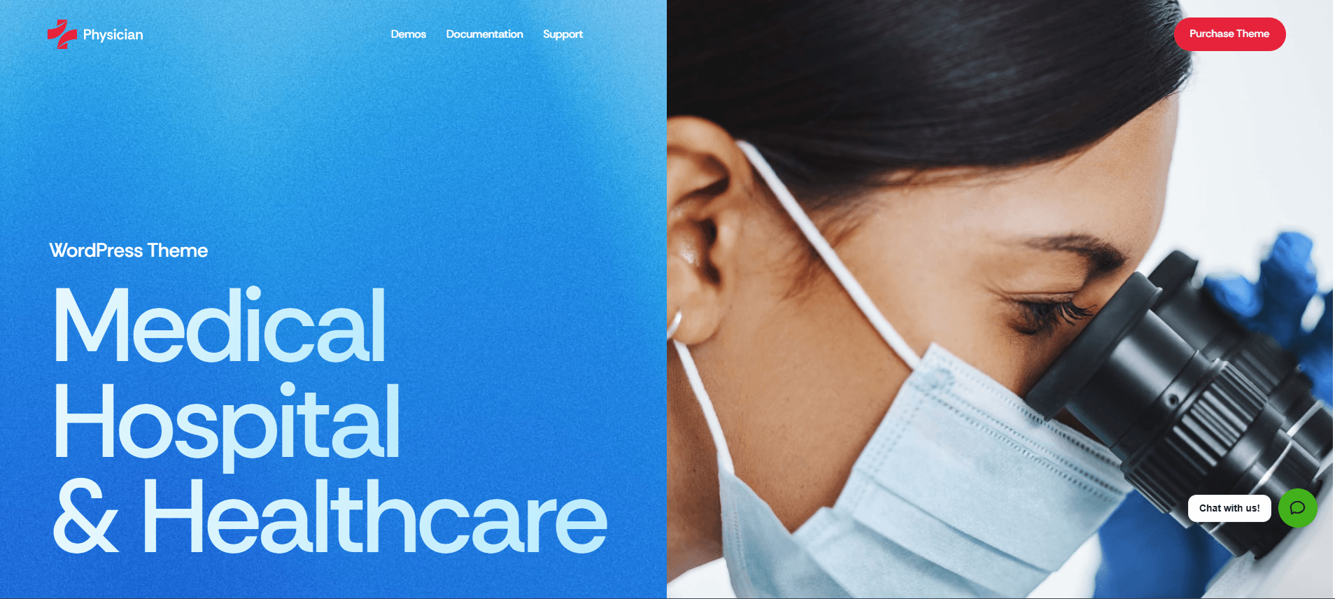 Physician - Medical Hospital & Healthcare WordPress Theme