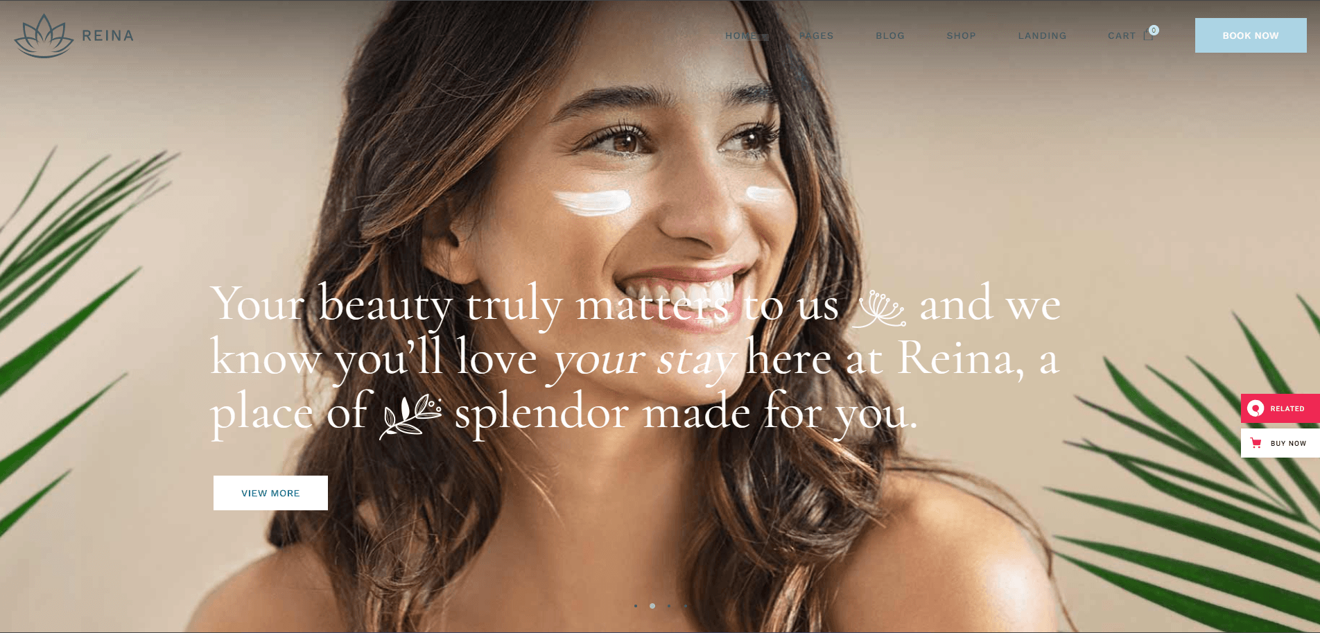 Reina - Spa and Wellness WordPress Theme