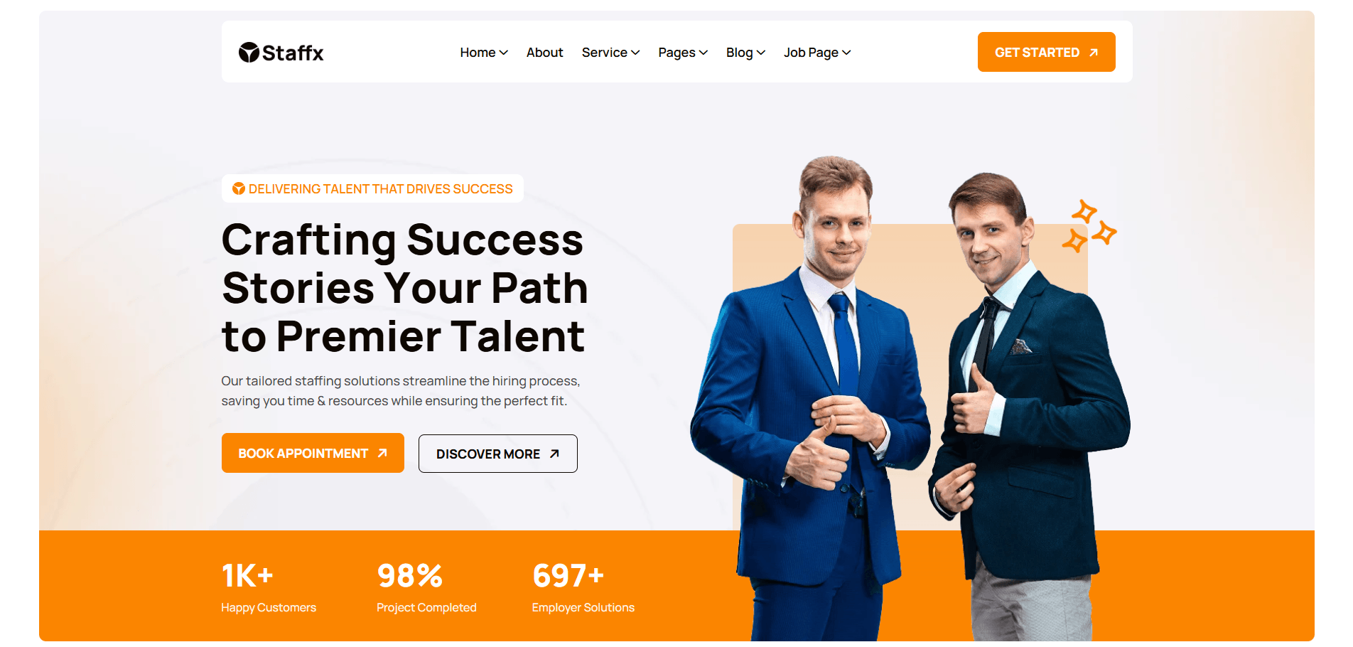 Staffx - Staffing & Recruiting Agency WordPress Theme