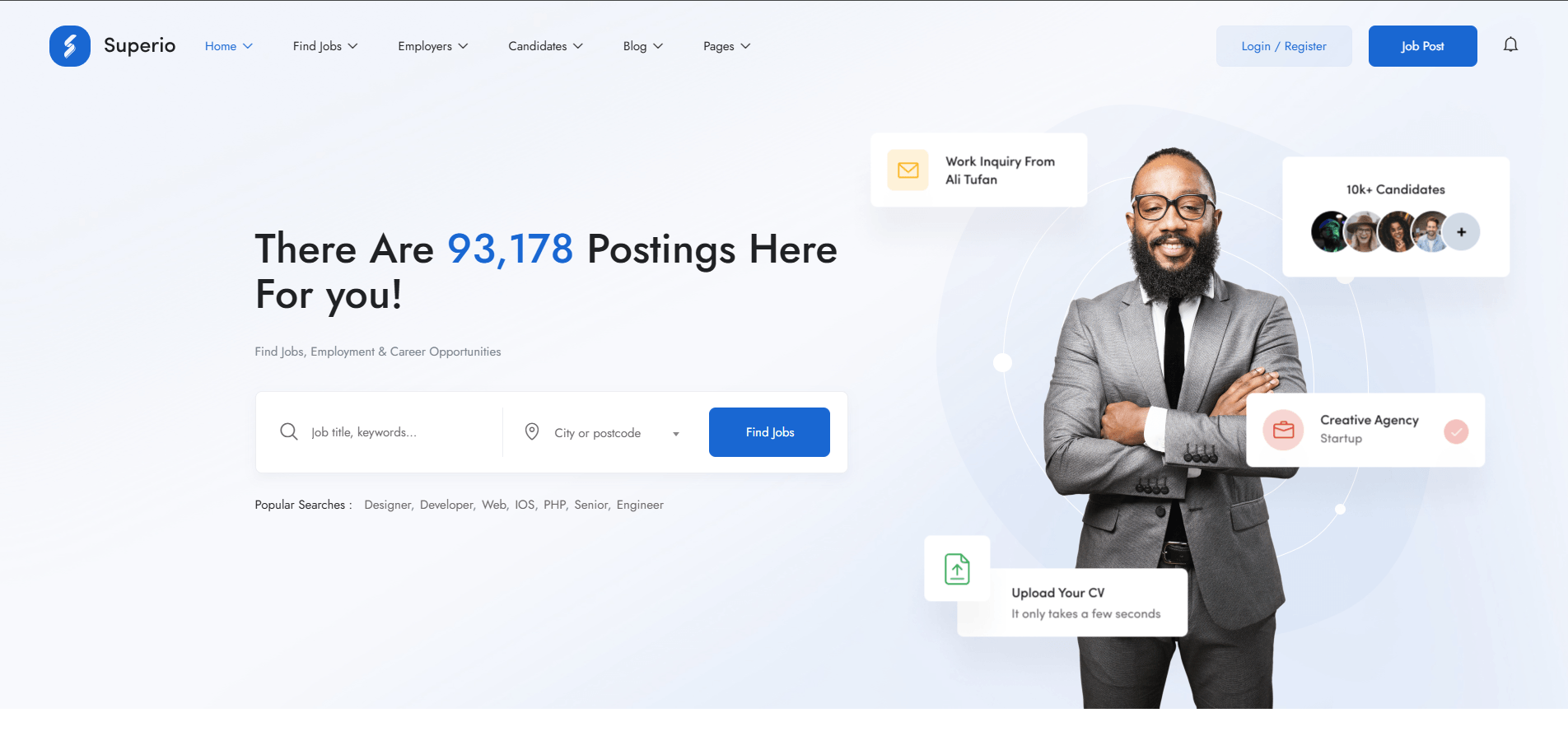 Superio - Job Board WordPress Theme