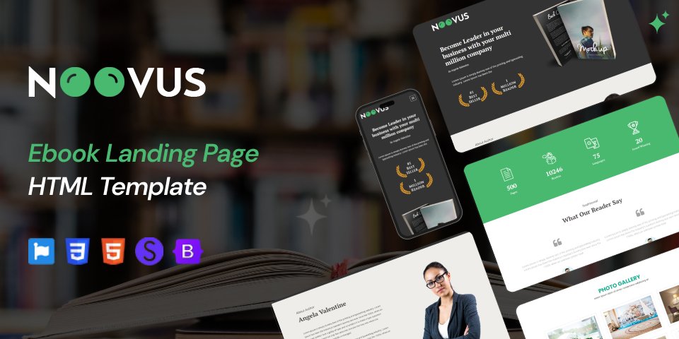 ebook website template free download