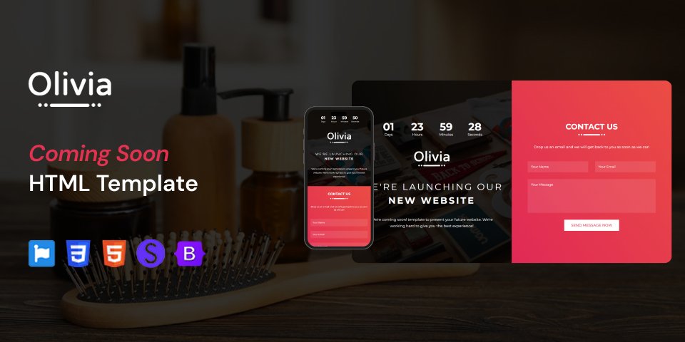 Free Coming Soon HTML Template