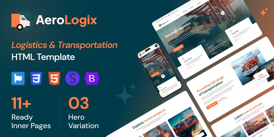 Logistics HTML Template