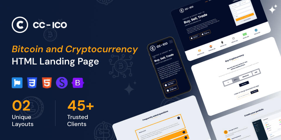 Crypto Landing Page Template