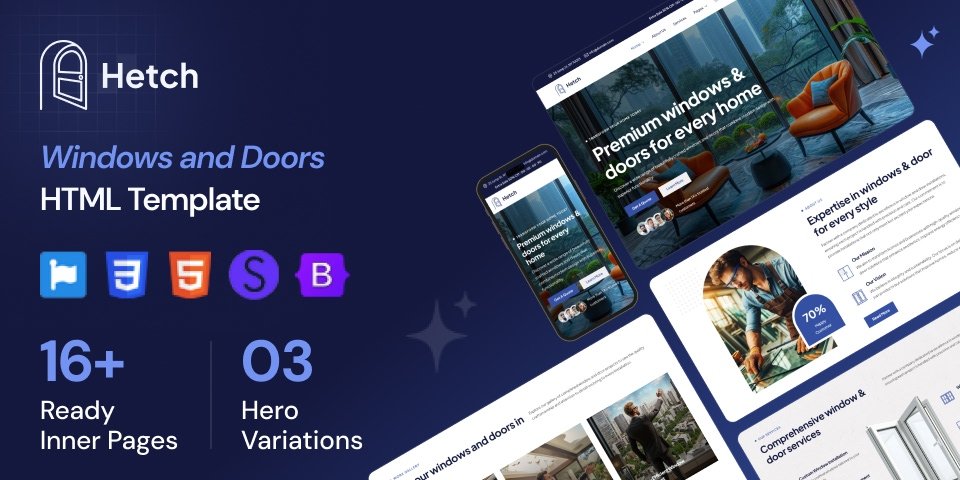 Windows and Doors Website Template
