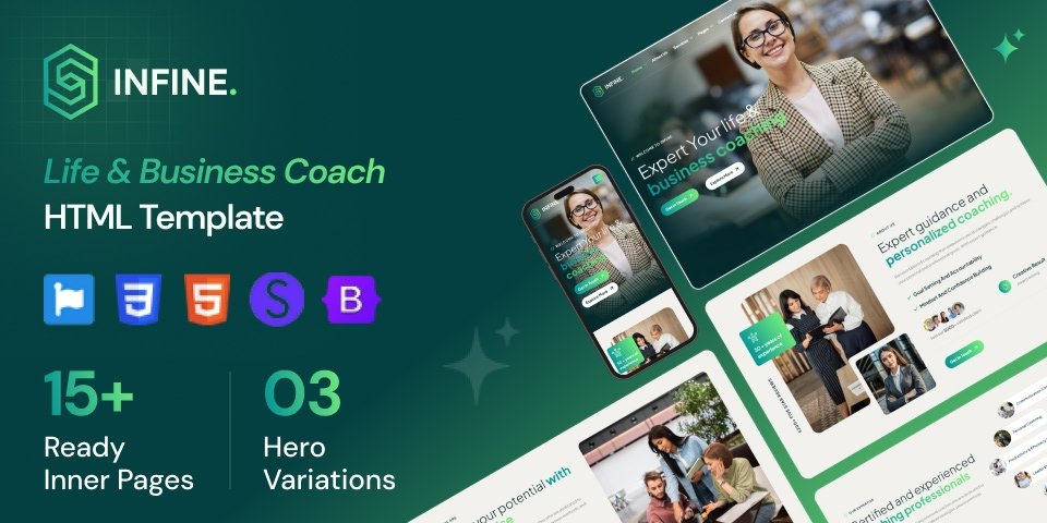 Life Coach Website Template