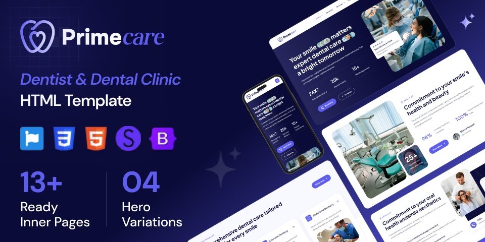 Dental Clinic Website Template