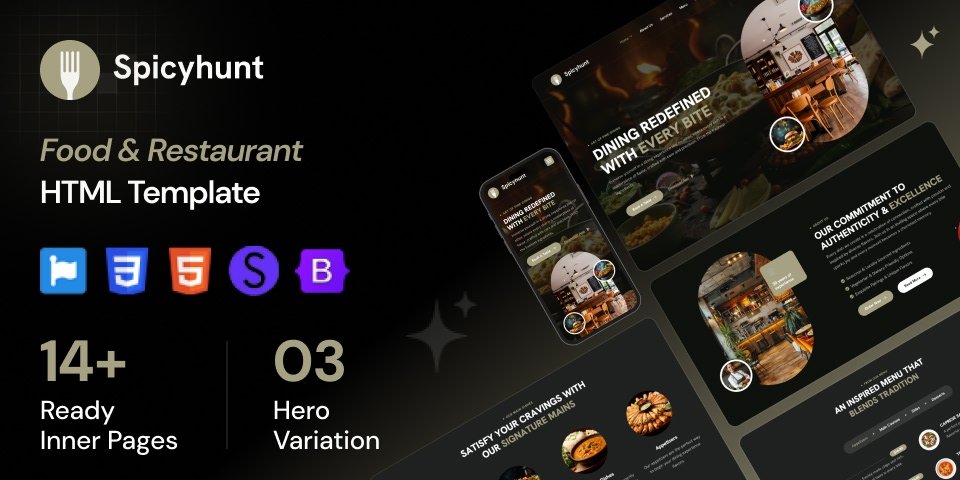 Restaurant HTML Template