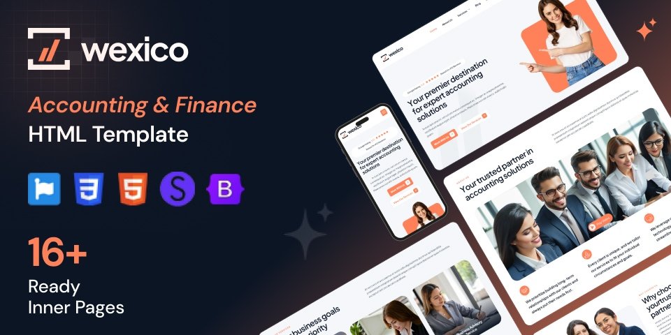 Accounting HTML Template