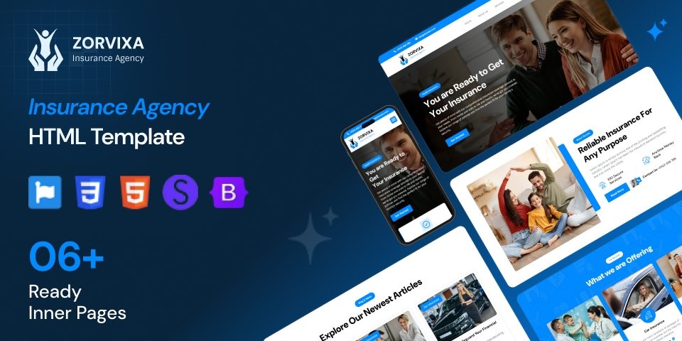 Insurance Agency Website Template