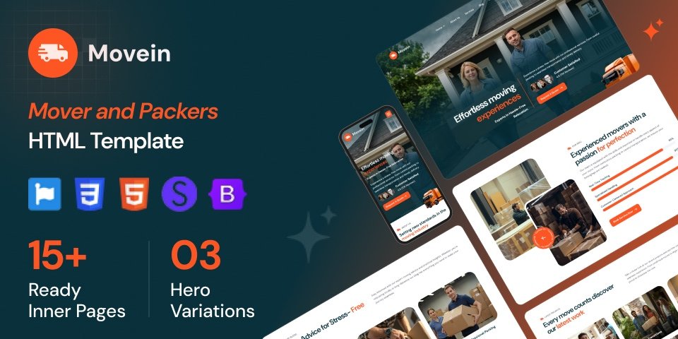 Movers Website Template