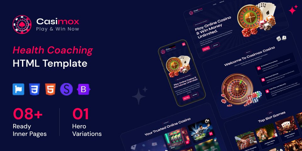Gambling Website Template