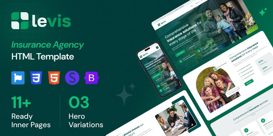 Insurance Website Template