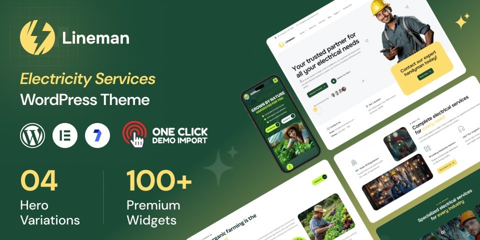 Electrician WordPress Theme