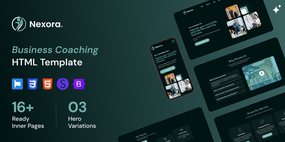 Business Coach Website Template