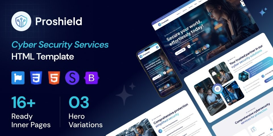 Cyber Security HTML Template