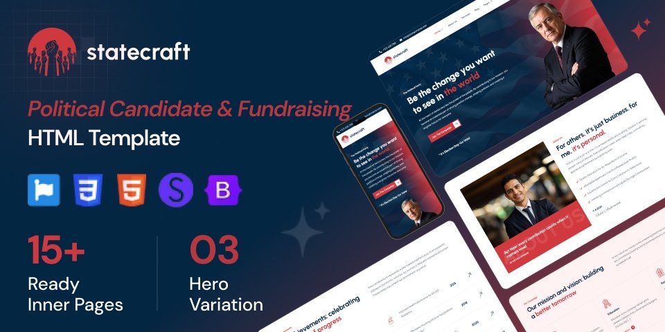 Fundraising Website Template