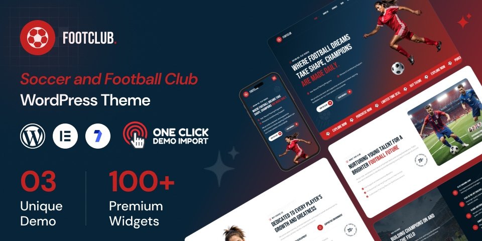 Football Club WordPress Theme