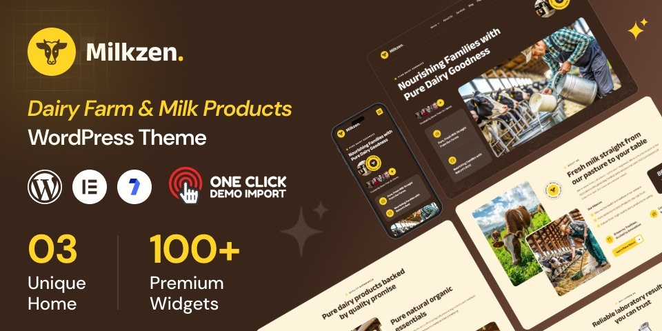Dairy Farm WordPress Theme