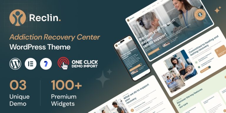 Rehabilitation WordPress Theme - Build Your Rehab Website