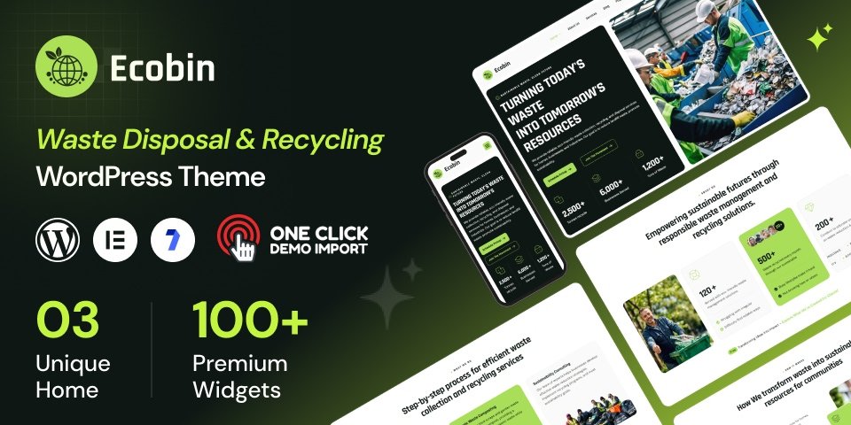 Waste Management WordPress Theme