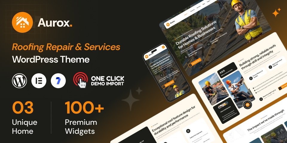 Roofing Solutions WordPress Theme