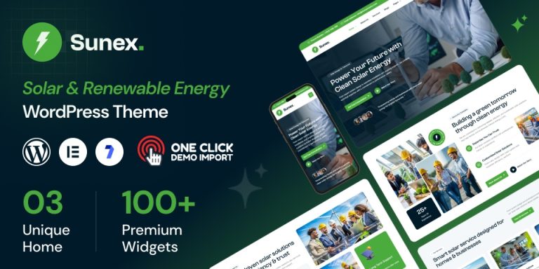 Best Renewable Energy WordPress Theme for Solar Companies