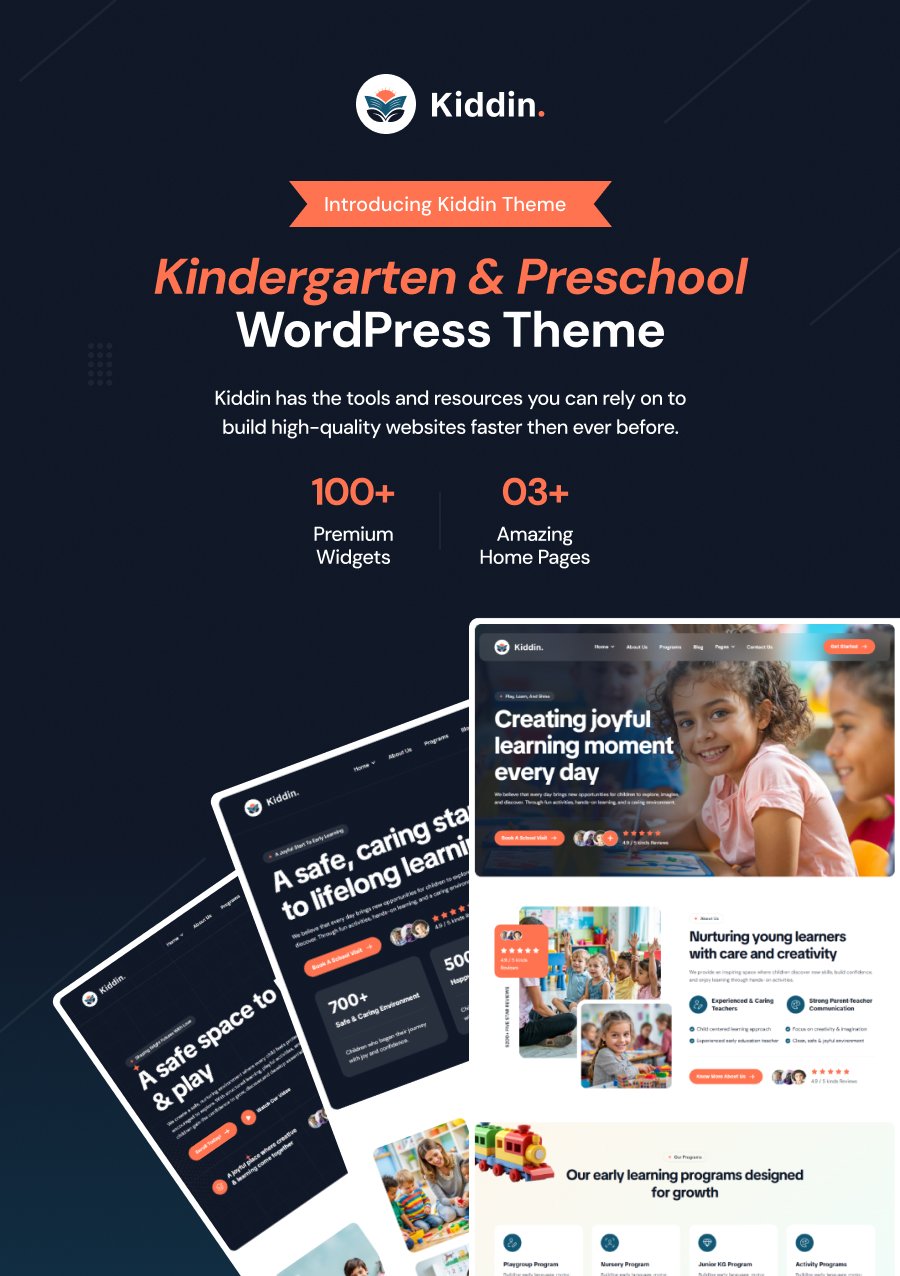 wordpress preschool theme​