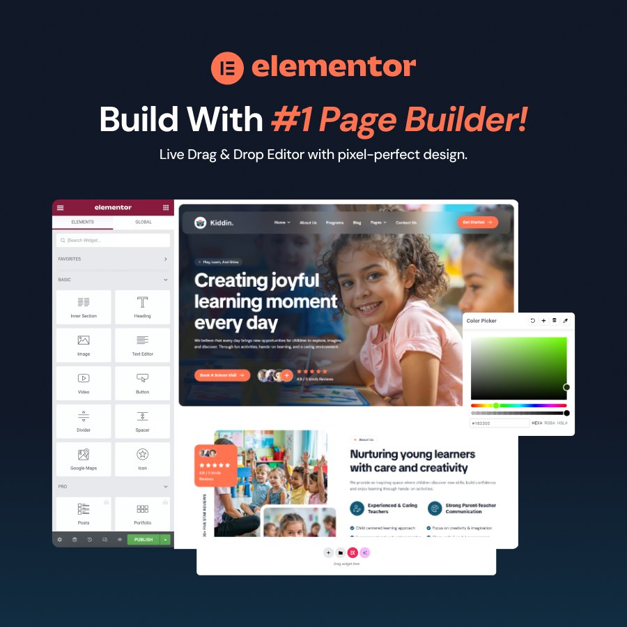 preschool wordpress themes​