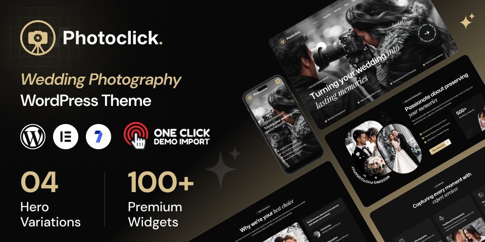 Wedding Photography WordPress Theme