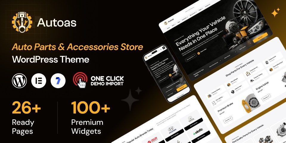 Auto Parts WordPress Theme